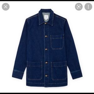 NWOT Goop G Label Sandra Utility denim chore coat, size M